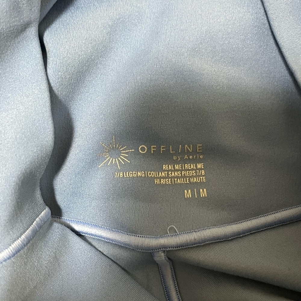 Aerie Offline Sky Blue Leggings - Picture 3 of 3